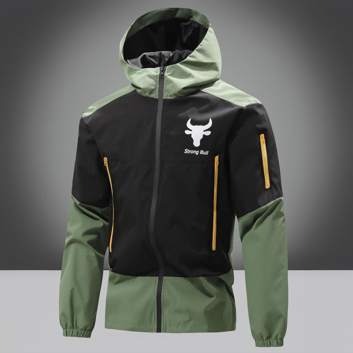 Functional jacket for men in breathable material with practical pockets Lune London