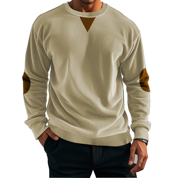 Elegant knitted sweater for men with modern accents Lune London