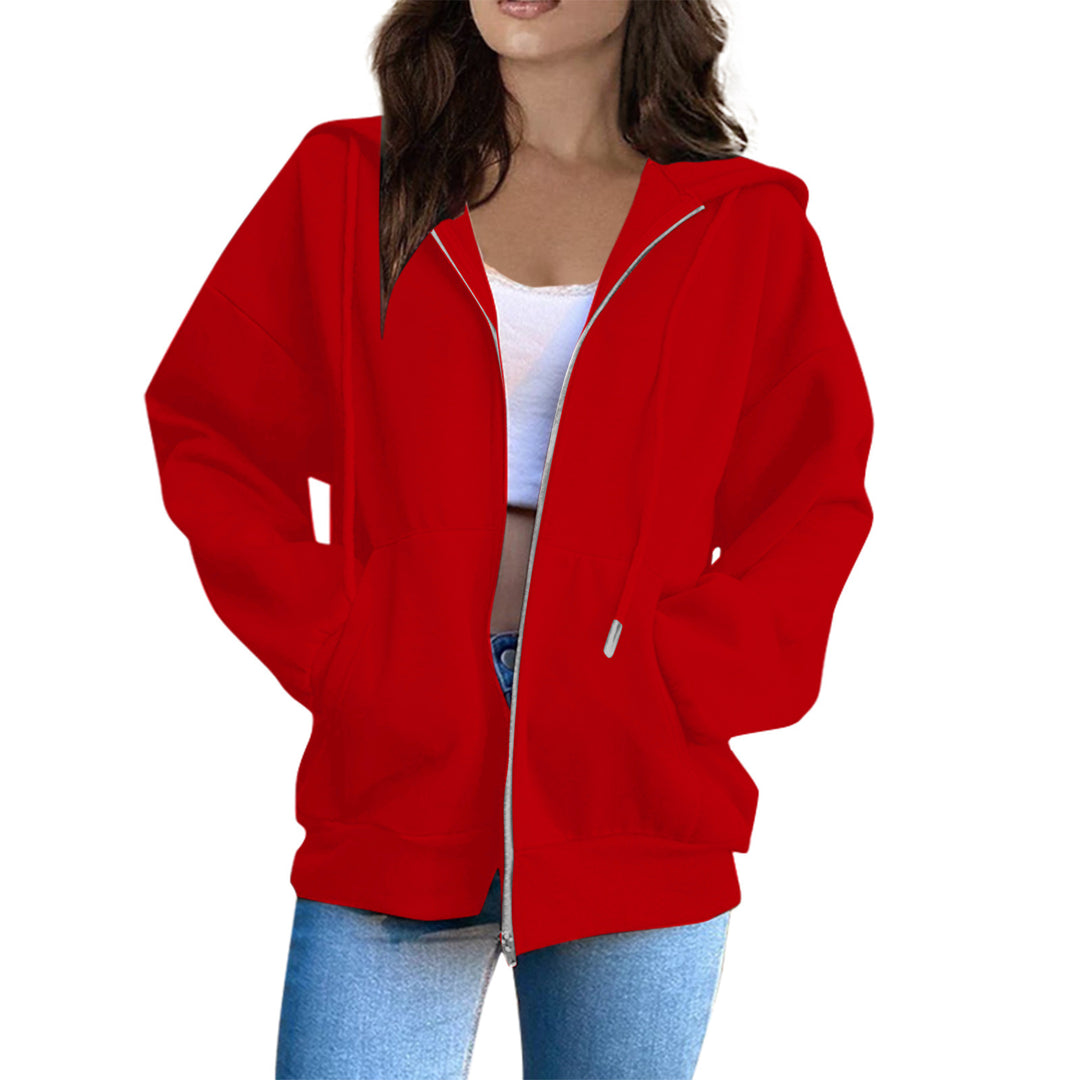 Women's hoodie jacket with cozy oversized cut Chic & Stil