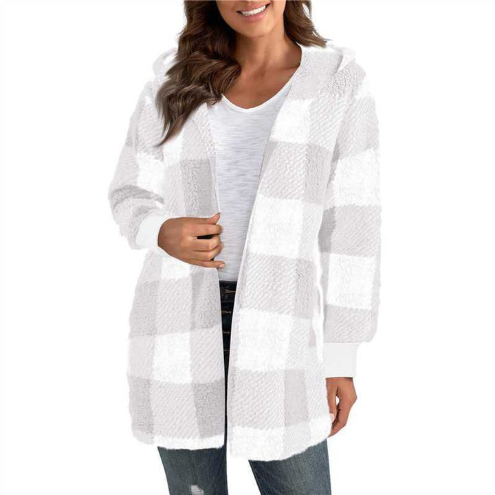 Ladies comfortable tartan jacket Lune London