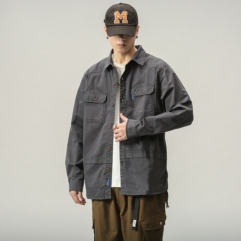 Casual utility jacket for men with practical pockets Lune London