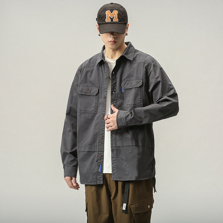 Casual utility jacket for men with practical pockets Lune London