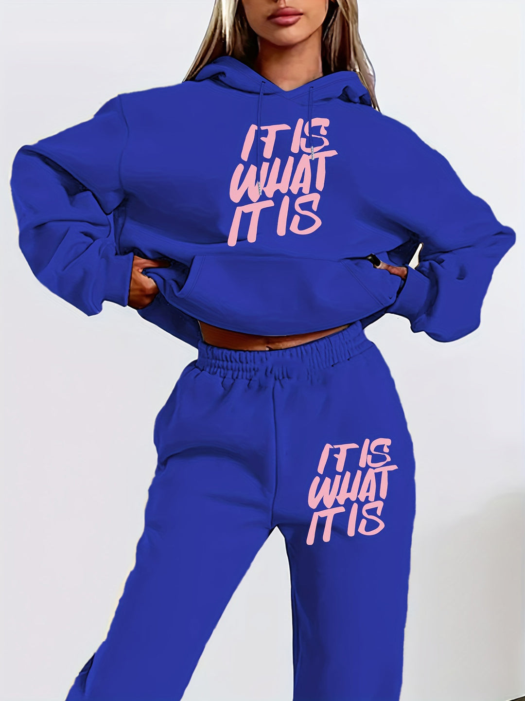 Ensemble de survêtement pour femmes avec impression élégante et coupe décontractée Chic & Stil