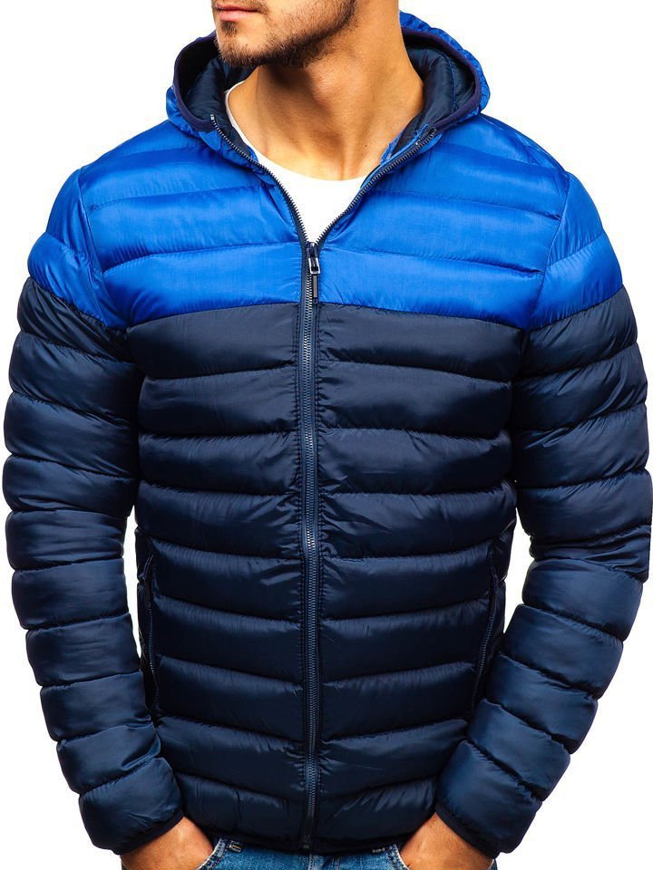 Functional jacket for men with hood and quilted design Lune London