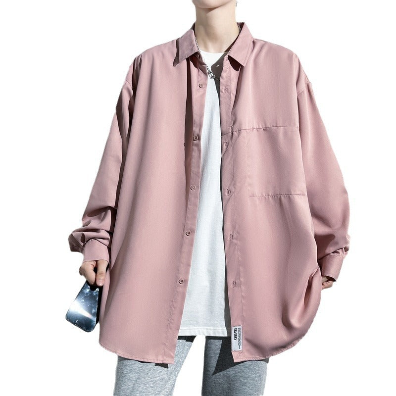 Men's oversized shirt with practical chest pocket Lune London
