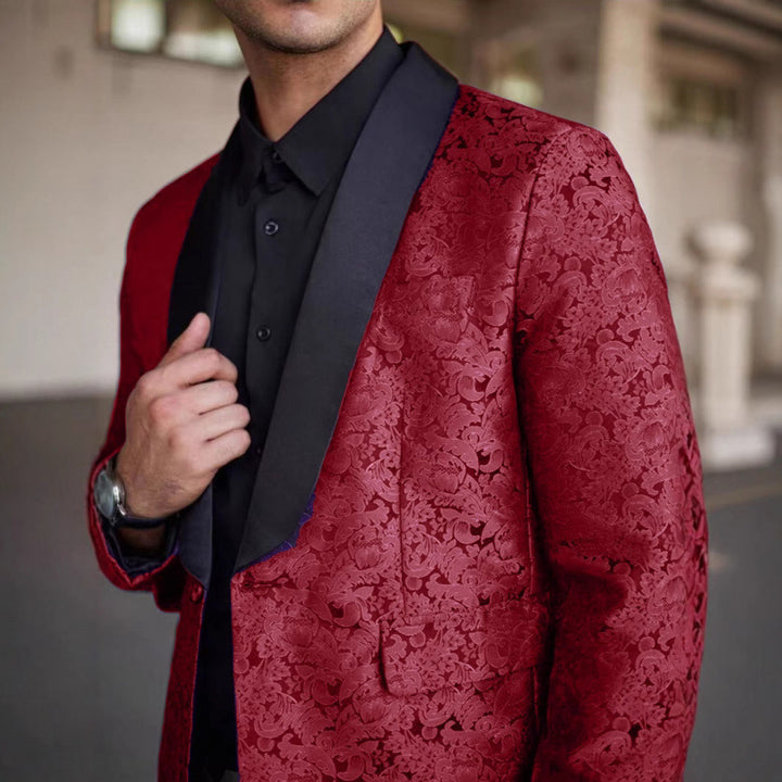Luxury jacquard blazer for men Lune London