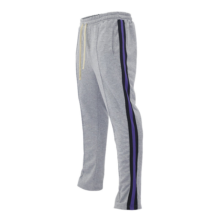 Men's sports pants with contrast stripes on the sides Lune London