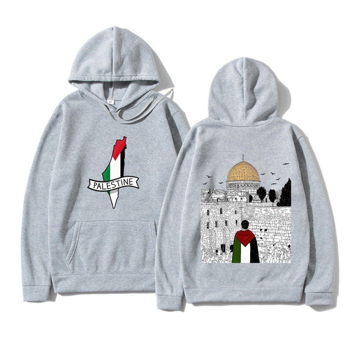 Women's hoodie with cultural motif and unique graphic design Chic & Stil