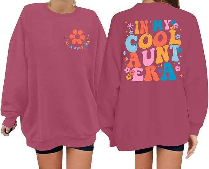 Sweatshirt pour femmes avec imprimé floral moderne et coupe décontractée Chic & Stil