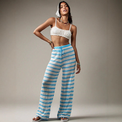 Casual knit pants Stras for women from Lune London