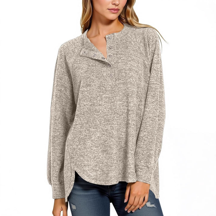 Ladies button blouse trendy and comfortable Lune London