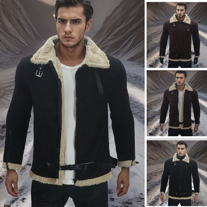 Luxurious sheepskin jacket for men Lune London
