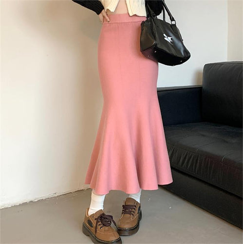 Ladies elegant wrap skirt with flared fashionable shape Lune London