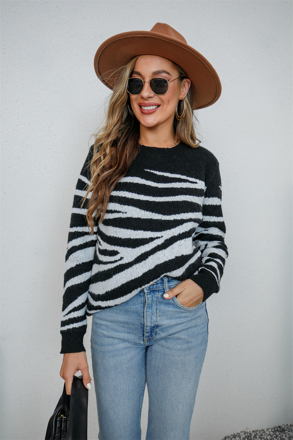 Pull à motifs pour femmes Chic & Stil