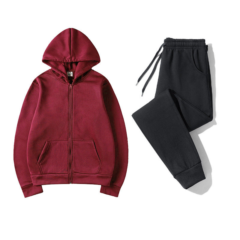 Women's sporty hoodie set with practical zipper and elastic waistband Lune London