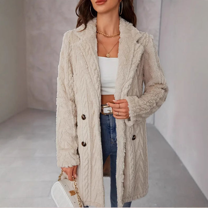 Women Comfortable Plush Coat Lune London