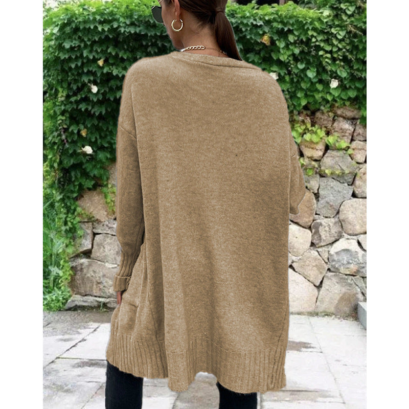 Ladies Chunky Knit Cardigan Lune London