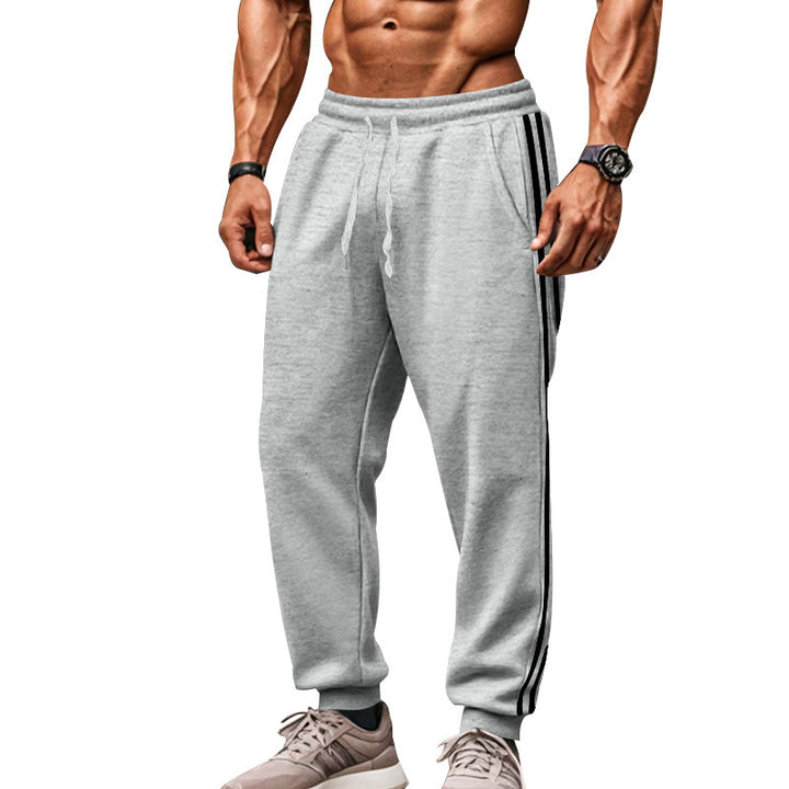 Sporty cargo jogger pants for men with breathable inserts and an elastic waistband Lune London