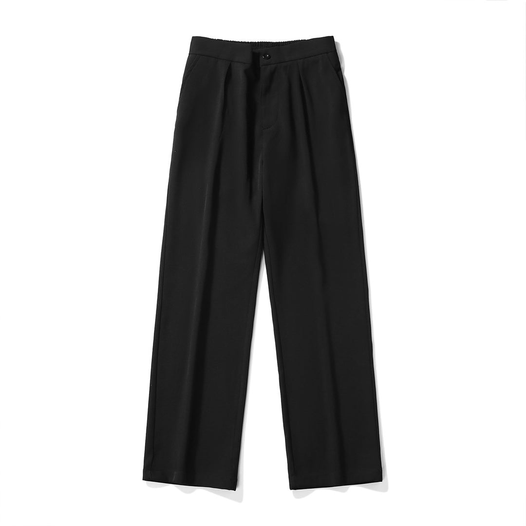 Elegant wide pants for men with elastic waist and side pockets Lune London