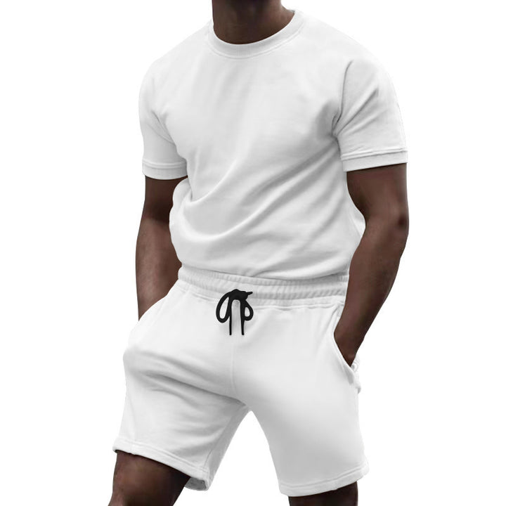 Casual sports set for men with high-quality crew neck and elastic waist Lune London