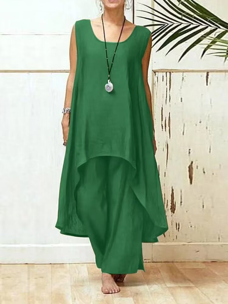 Lune London fluid maxi tunic jumpsuit for women