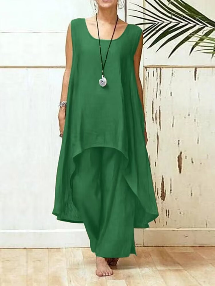 Lune London fluid maxi tunic jumpsuit for women