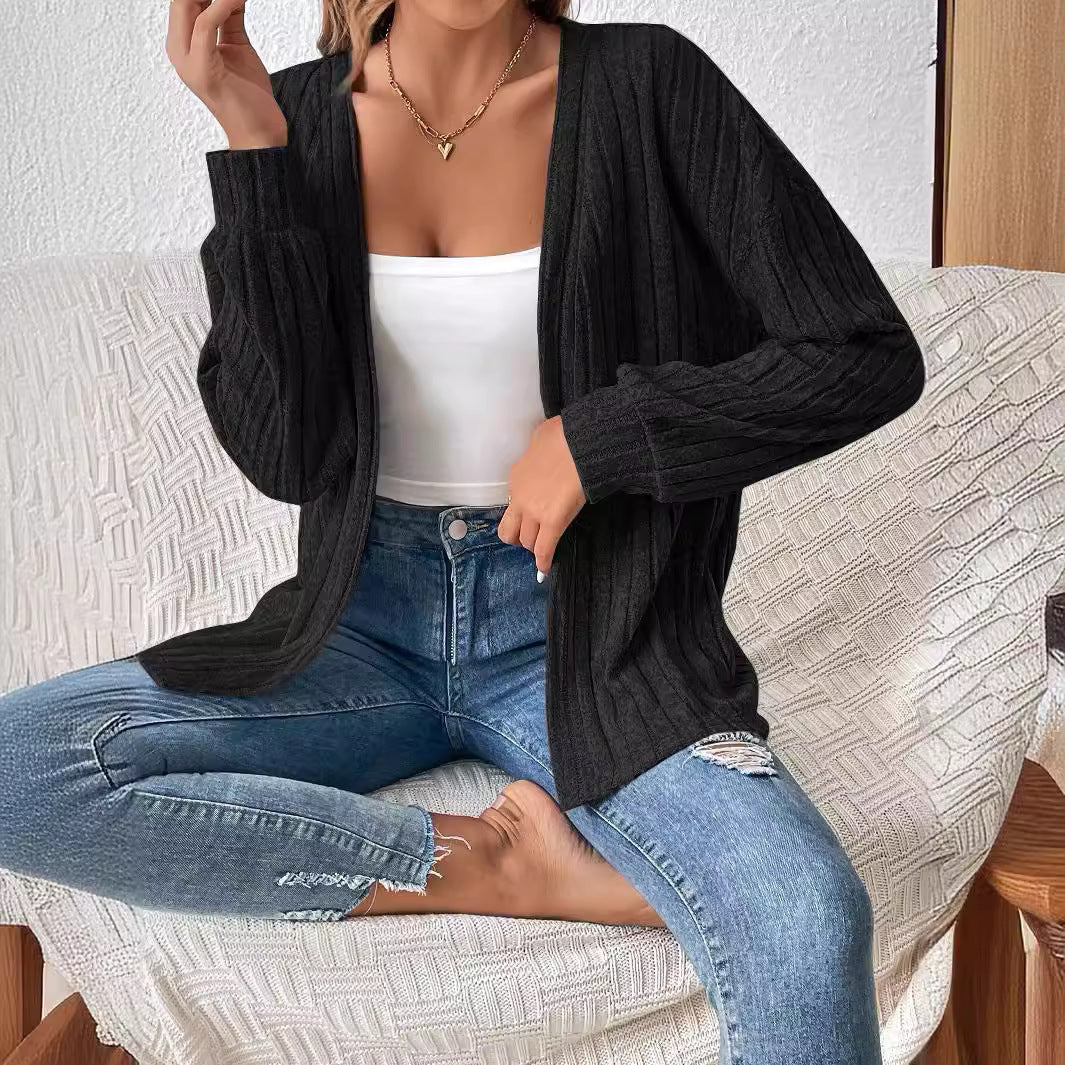 Lune London textured draped cardigan for women