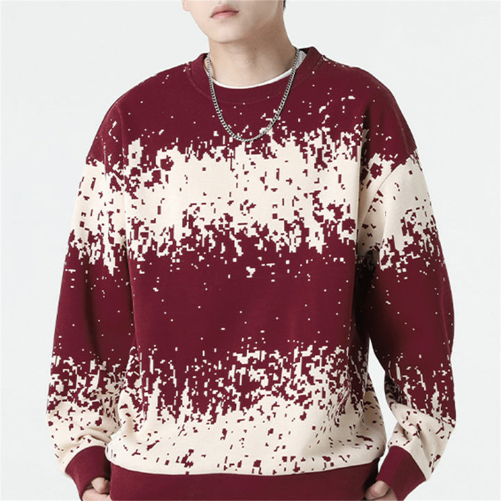 Men's sweatshirt with modern digital print Lune London