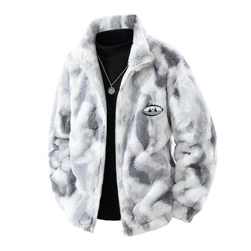 Ladies cozy fleece jacket with high collar Lune London
