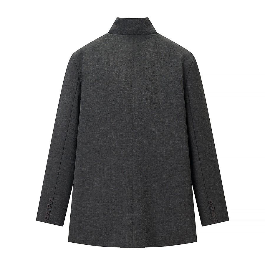 Veste blazer de mode pour femmes en style décontracté avec poches pratiques Chic & Stil