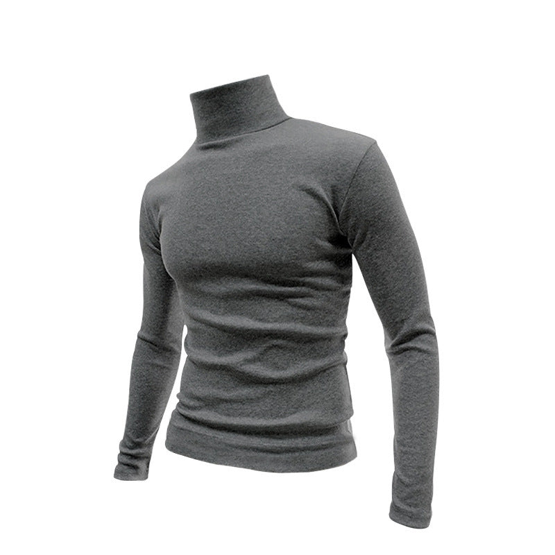 Stylish turtleneck sweater for men in soft and stretchy material Lune London