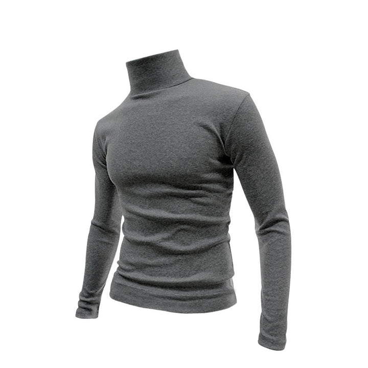 Stylish turtleneck sweater for men in soft and stretchy material Lune London