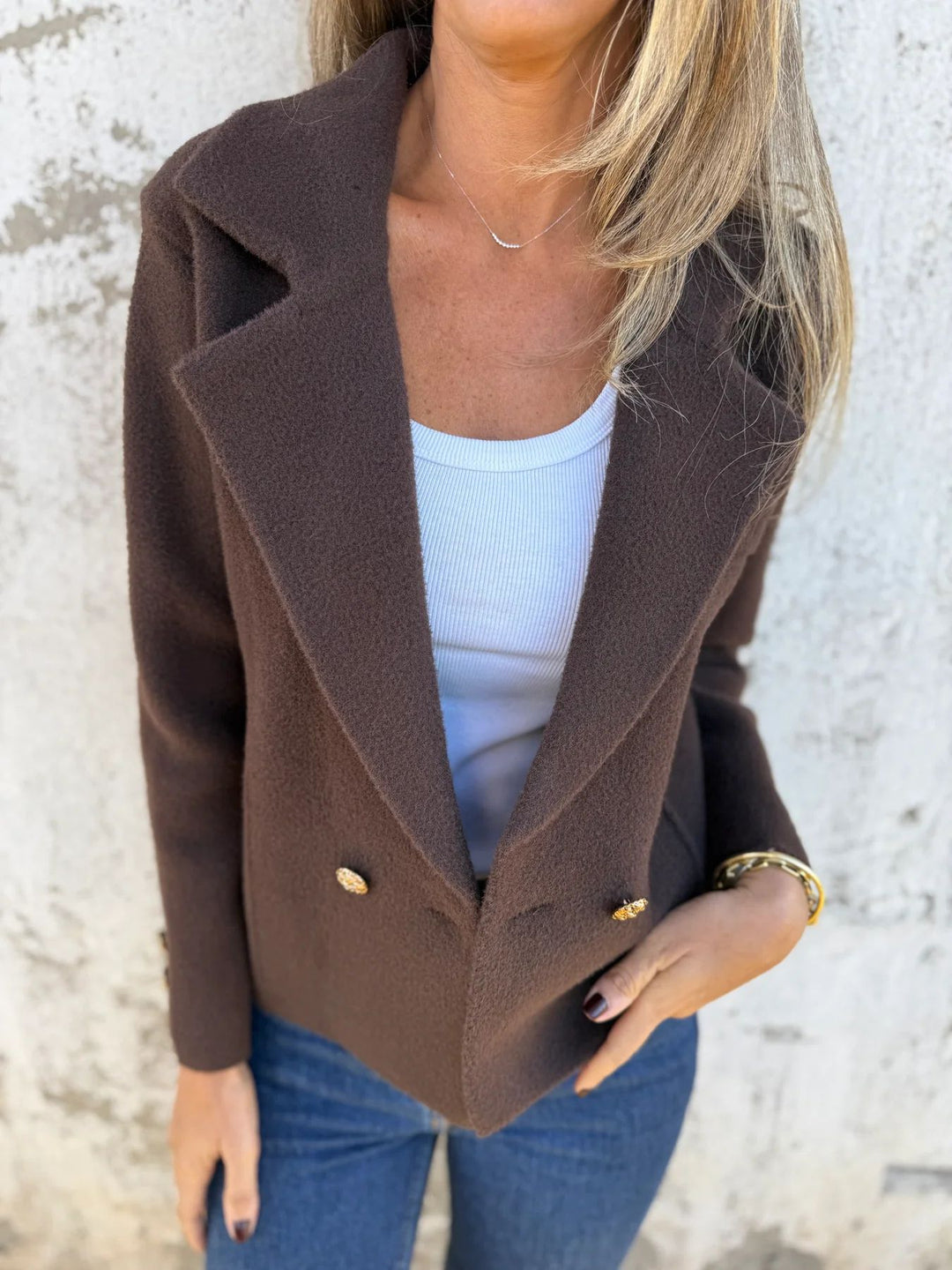 Lune London double-breasted elegant jacket for women