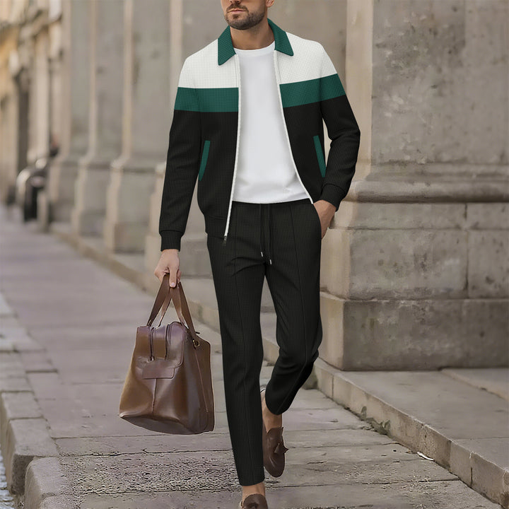 Men's sports tracksuit set with breathable material and functional pockets Lune London