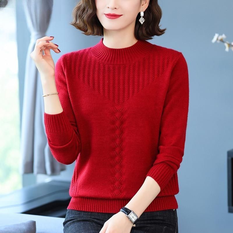 Pull en maille élégant pour femme avec motif en relief moderne Chic & Stil