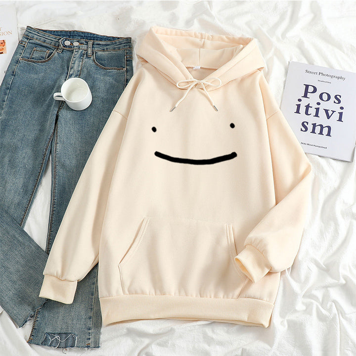 Women's hoodie with casual smiley design Chic & Stil