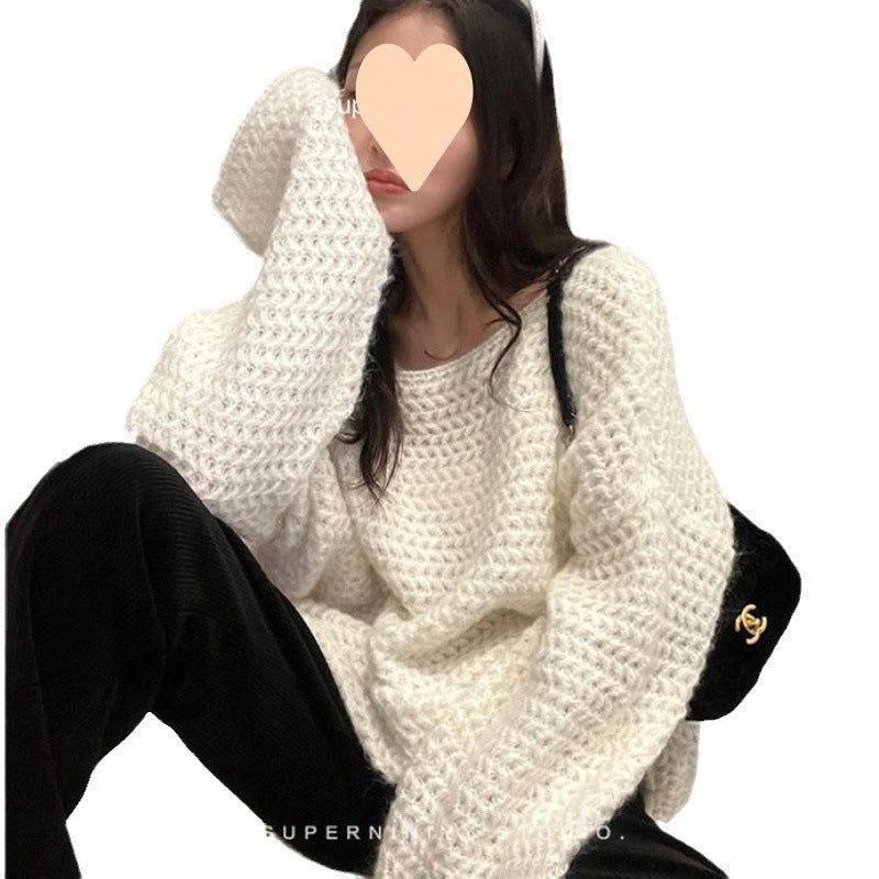 Pullover surdimensionné et confortable pour femmes en tricot épais Chic & Stil