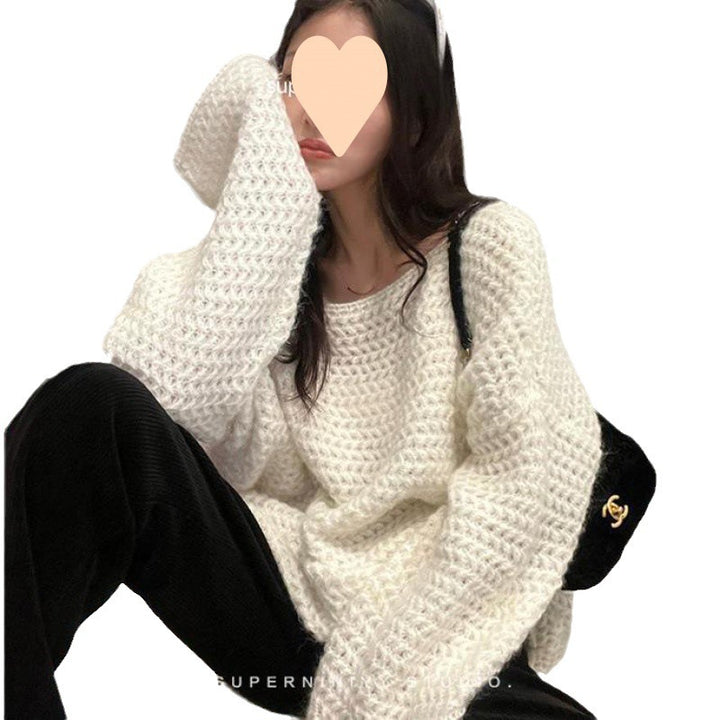 Pullover surdimensionné et confortable pour femmes en tricot épais Chic & Stil