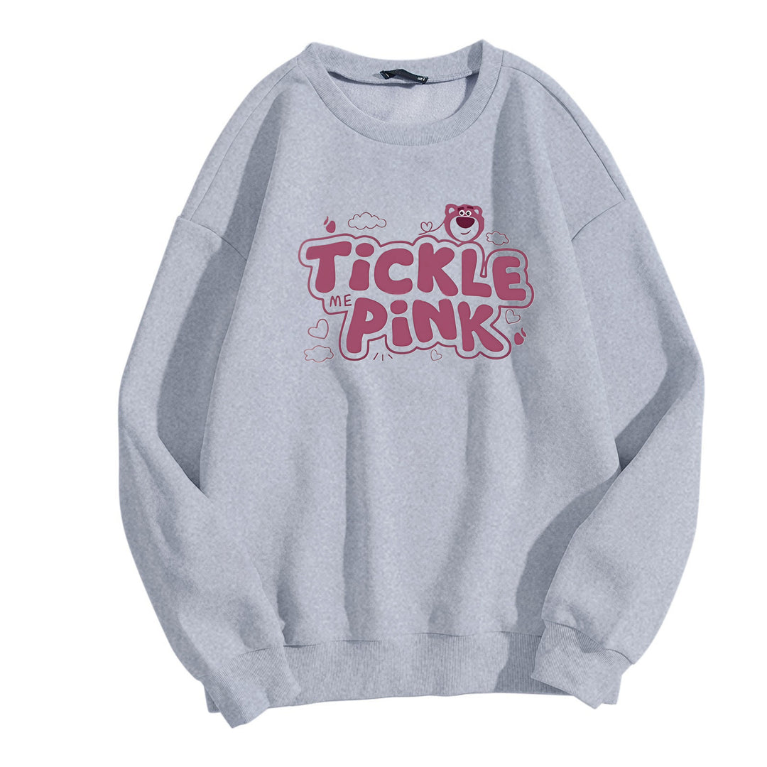Women's sweatshirt in casual design with cheerful print Chic & Stil