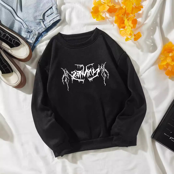 Women's casual sweatshirt with modern graphic design Chic & Stil