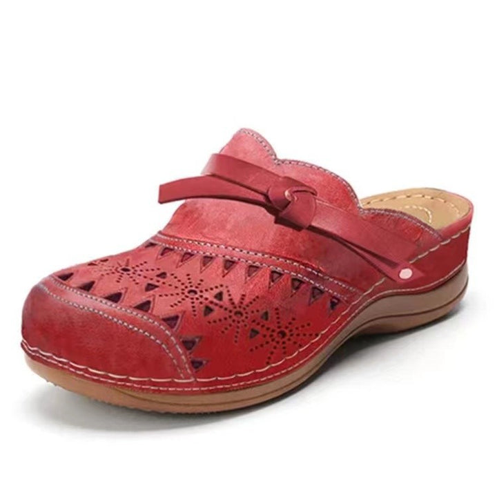Ladies Decorative Clogs Chic Neckline and Style