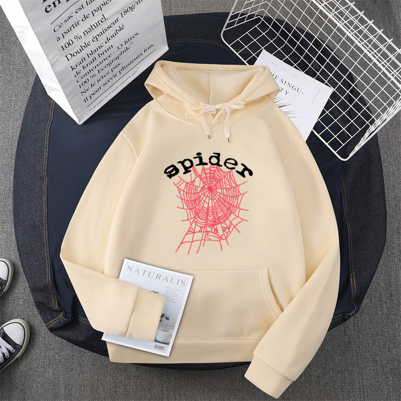 Women's hoodie with creative spider motif Lune London