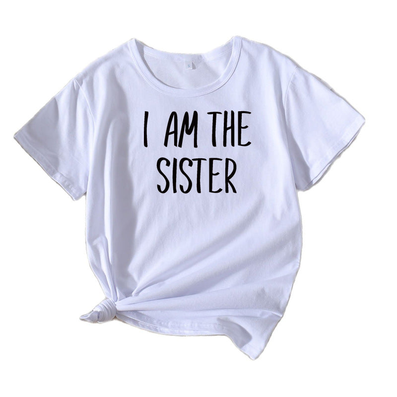 Women Leisure Sister T-shirt Statement Lune London