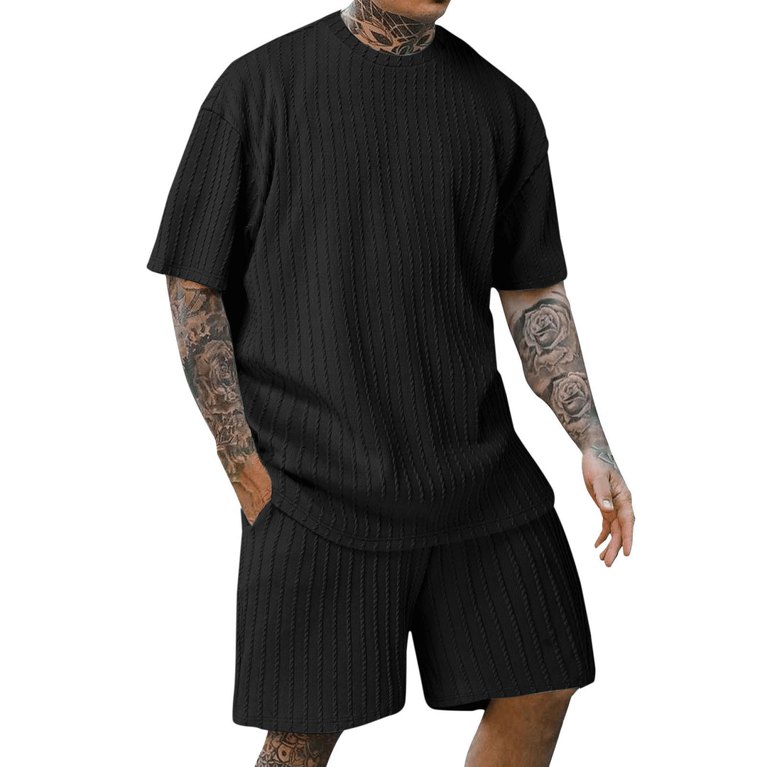 Modern leisure set for men with structured design Lune London