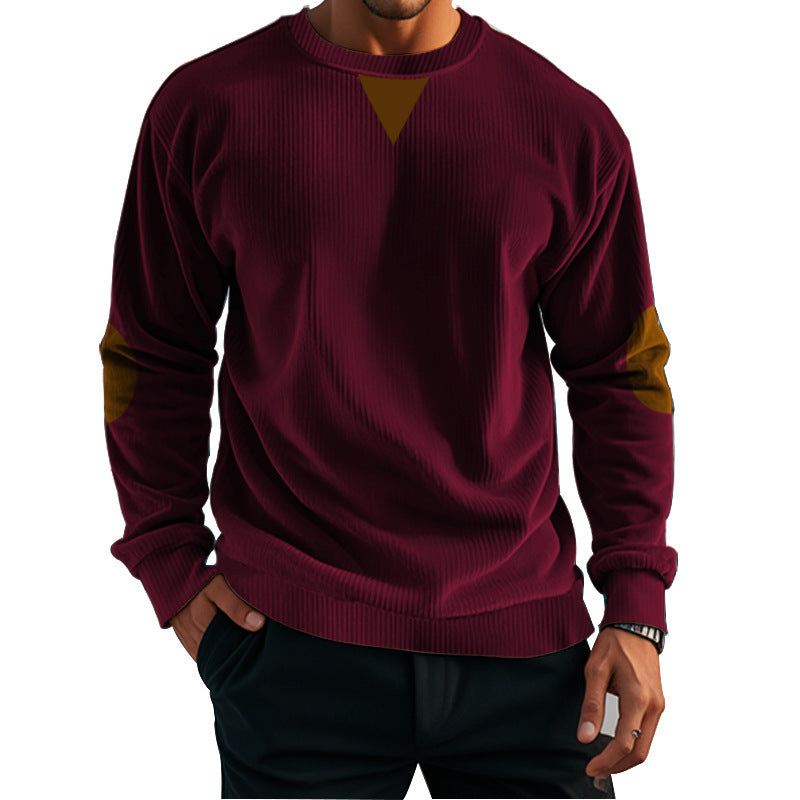 Elegant knitted sweater for men with modern accents Lune London
