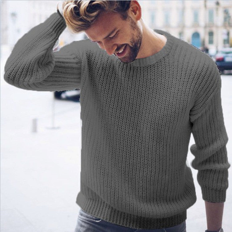 Chunky knit sweater for men with a modern rib pattern and a relaxed fit Lune London