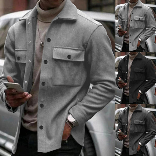 Casual men's jacket with practical pockets and modern design Lune London