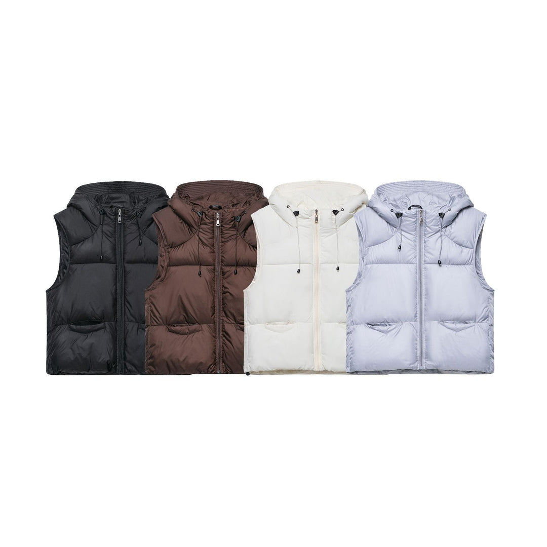 Women's vest with hood and padding Lune London