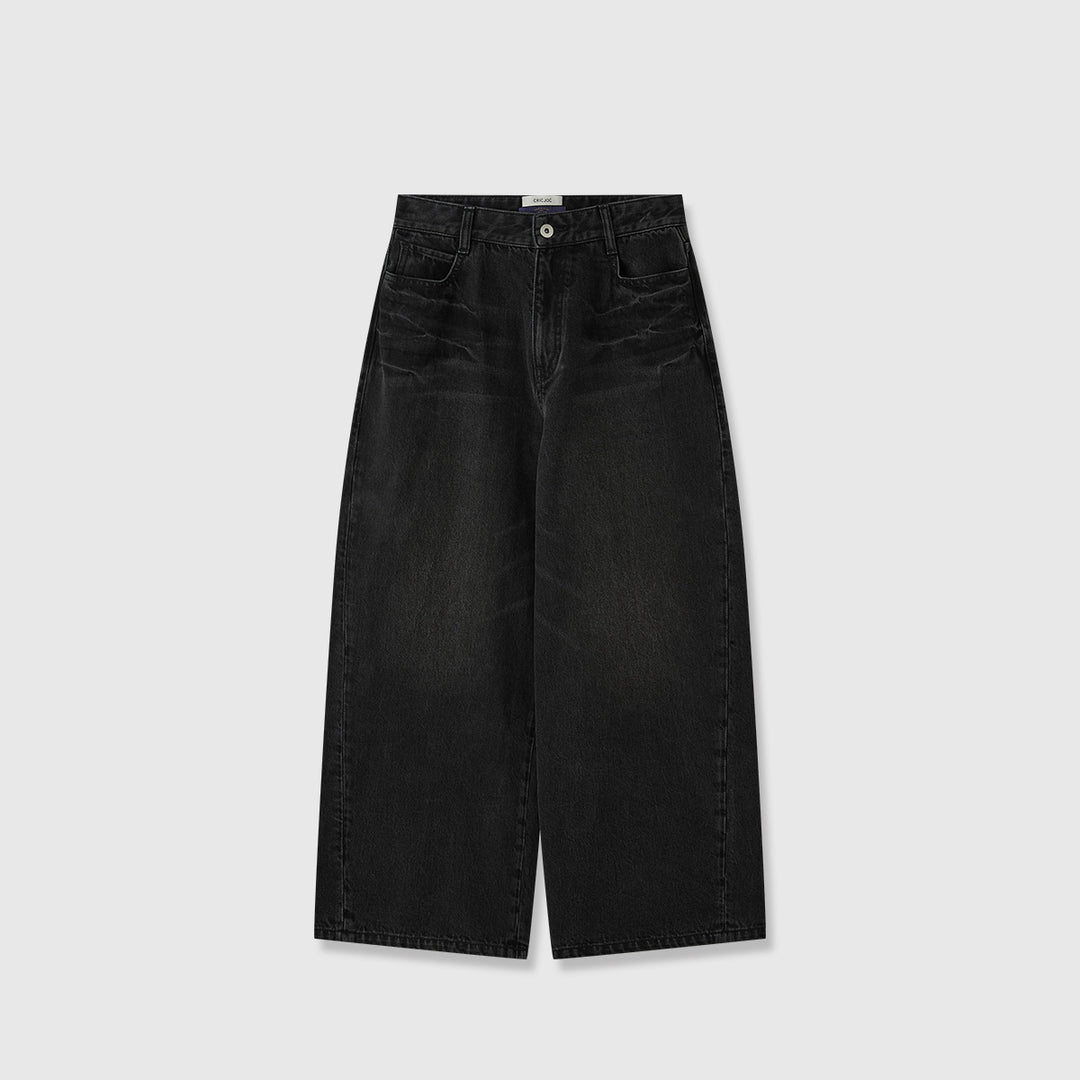 Jeans larges pour femmes à taille haute Chic & Stil