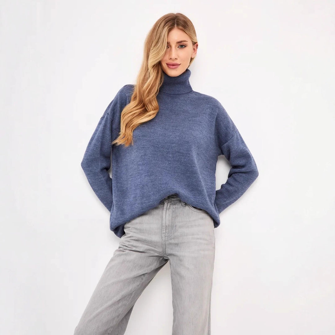 Ladies High Quality Turtleneck Sweater Lune London